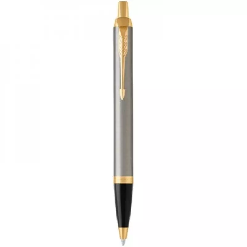 Parker IM Brushed Metal Blue Clip, ištraukiamas tušinukas