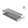 DeLOCK PCI Express 4.0 x16 kortelė į 4 vidinius NVMe M.2 Key M su radiatoriu ir ventiliatoriumi