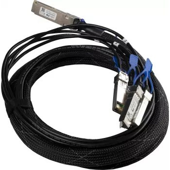 Mikrotik XQ+BC0003-XS+ InfiniBand / šviesolaidinis kabelis 3 m QSFP28 4x SFP28 Juodas