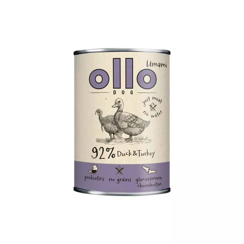 OLLO Umami Antis ir kalakutiena - šlapias šunų maistas - 850 g