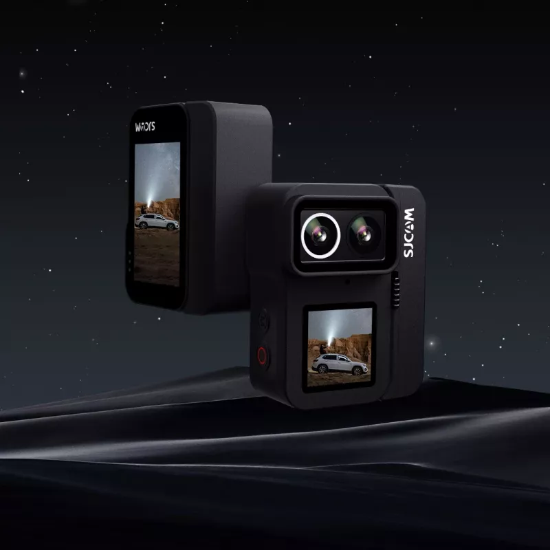 Veiksmo kamera SJCam SJ20 su dviem objektyvais, 4K vaizdo įrašymas, 20 MP nuotraukos