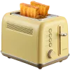 BUYDEEM 2 skiltelių skrudintuvas, modelis DT620E, spalva Mellow Yellow, ES