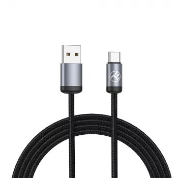 USB – USB-C laidas Tellur TLL155771 3A 1 m juodas