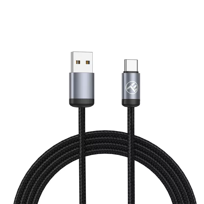 USB – USB-C laidas Tellur TLL155771 3A 1 m juodas