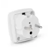 Gembird Cablexpert a-AC-UKEU-001 - Maitinimo adapteris - Maitinimo adapteris (S) prie Maitinimo adapterio (W) - Baltas - Jungtinė Karalystė, Europa (a-AC-UKEU-001)