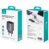 Įkroviklis T66 45W GaN CC290 USB-A + USB-C