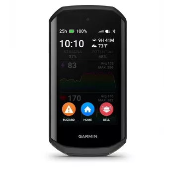GPS dviračio kompiuteris GARMIN Edge 1050, 3,5 colio ekranas, juodas