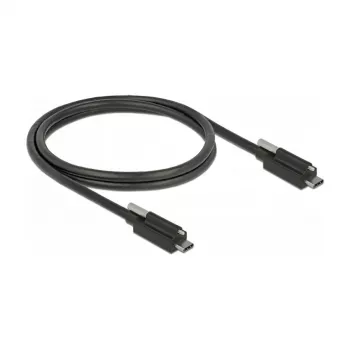 USB laidas DeLOCK 83719 USB 3.2 Gen 2 1m USB C juodas