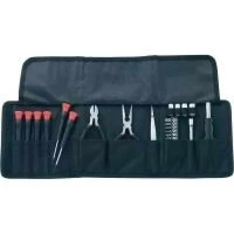 Replių rinkinys Basetech 814492 — 25 vnt., įvairių rankinių replių ir žnyplių