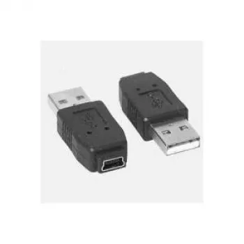 jungčių adapteris DeLOCK mini USB-B 5-pin USB-A juodas