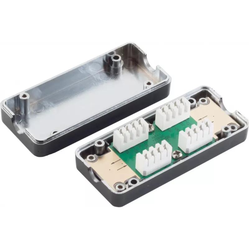 Tinklo jungiamoji dėžutė ShiverPeaks BS75001-2 Cat7 10/100/1000Base-T(X) 1 vnt.