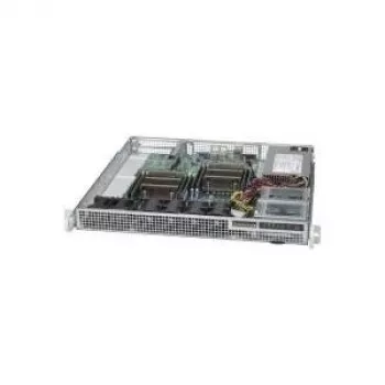 Super Micro Supermicro SC514 505 - Stovas - montuojamas - 1U - išplėstinis ATX - SATA/SAS - ne karštojo keitimo 500 W (CSE-514-505)