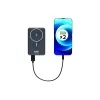 Port Designs 907005 belaidžio įkrovimo 10000 mAh išorinė baterija juoda