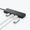 USB šakotuvas Anker Innovations A7516016 USB 3.2 Gen 1 Type-A 5000 Mbit/s Juoda