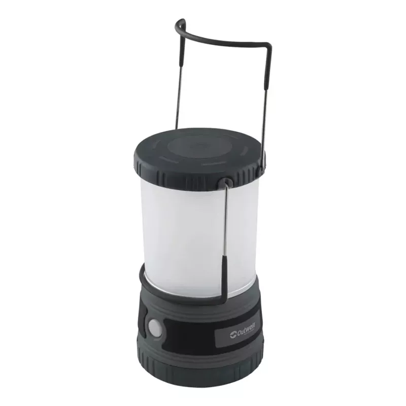 USB maitinamas kempingo žibintas Outwell Carnelian DC 1000, LED 1000 lm, 2700 K, Li-Ion, ABS/Aliuminis, 115×115×200 mm