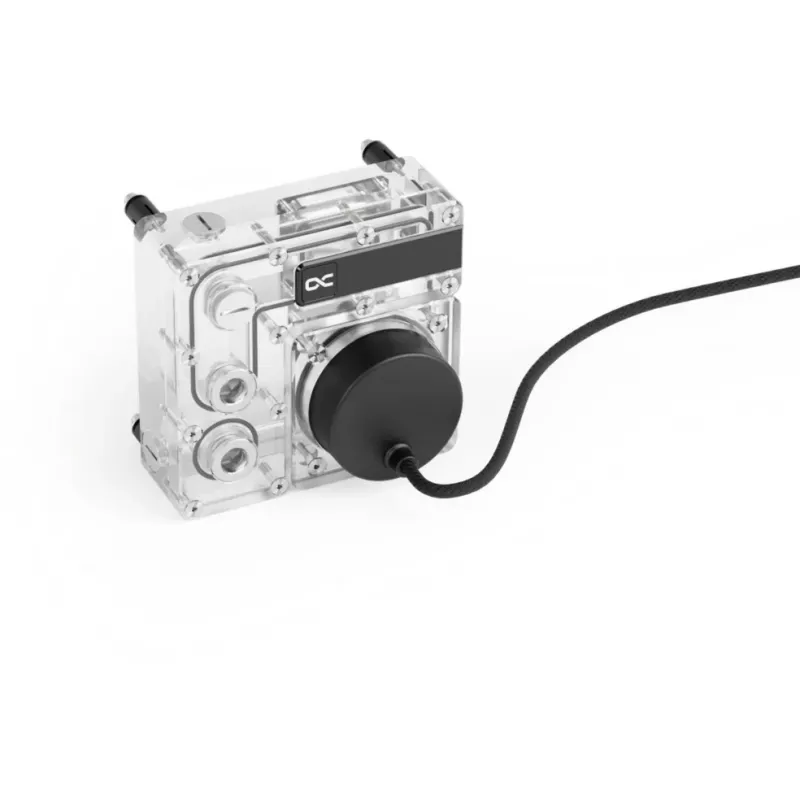 Rezervuaras Alphacool Core 120mm VPP Apex siurbliui — Alphacool 14561, 120 mm rezervuaras VPP Apex siurblio integracijai