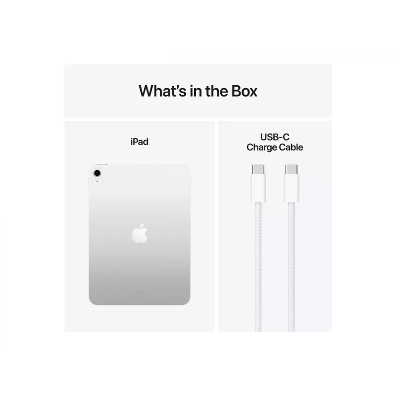 Apple iPad 128 GB 27.9 cm (11) Wi-Fi 6 (802.11ax) iPadOS 18 sidabrinis