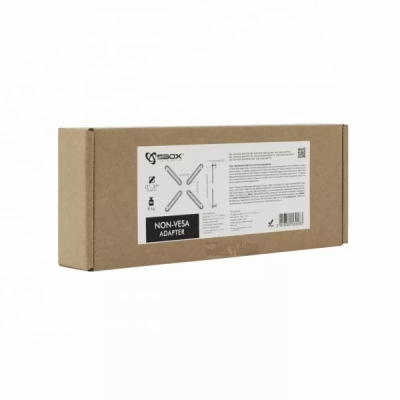 Monitoriaus adapteris SBOX NON-VESA — universalus ne VESA tvirtinimo adapteris ekranams (modelis 0616320539283)