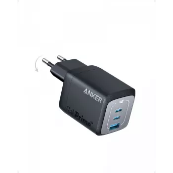 „Anker Prime A2669313“ patalpų USB greitojo įkrovimo įkroviklis — 67 W, 1×USB-A, 2×USB-C, juodas