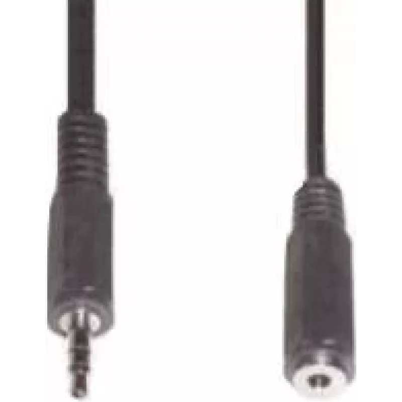 Garso kabelis 3,5 mm e+p B 125/5 5 m juodas