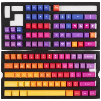 Klaviatūros klavišų dangteliai Ducky Afterglow DKSA108-USADZZWSG Daugiaspalviai ABS