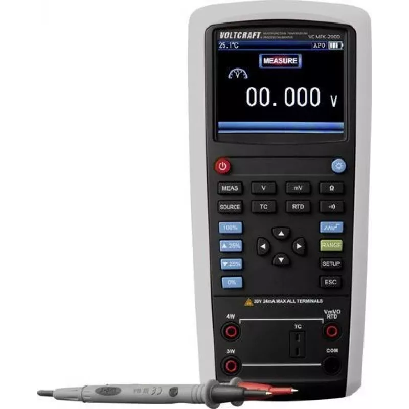 VOLTCRAFT VC MFK-2000 Kalibrator temperature 6x Mignon-Battery AA (įtraukta) (VC-11947160)
