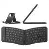 Inateck viso dydžio lenkta Bluetooth klaviatūra N0131 QWERTZ žirkliniai mygtukai juoda