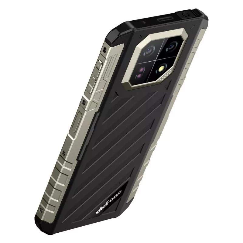 Tvirtas išmanusis telefonas UleFone Armor 22 — 8GB RAM, 128GB atminties, juodos spalvos