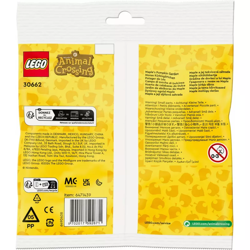 30662 Animal Crossing Monos moliūgų sodas, konstrukcinis žaislas maišelyje