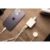 Kelioninis įkroviklis FIXED Fixed Mini USB-C/USB 45W — kompaktiškas dviejų prievadų įkroviklis su USB-C ir USB-A