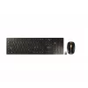 CHERRY DW 9100 SLIM klaviatūra Pelė įtraukta Universali RF Wireless + Bluetooth Nordic Juoda