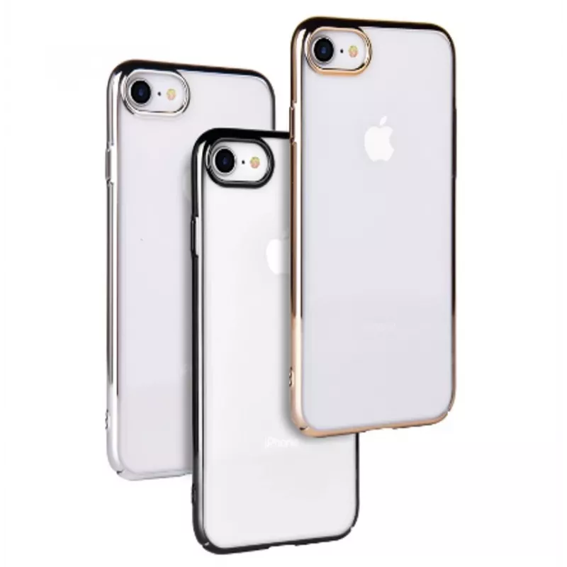 Apsauginis telefono dėklas Devia Glimmer serija, skirtas iPhone SE2, auksinis, kietas PC nugarėlė