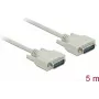Nuoseklusis kabelis DeLOCK 85978 smėlio spalvos 5 m Sub-D15