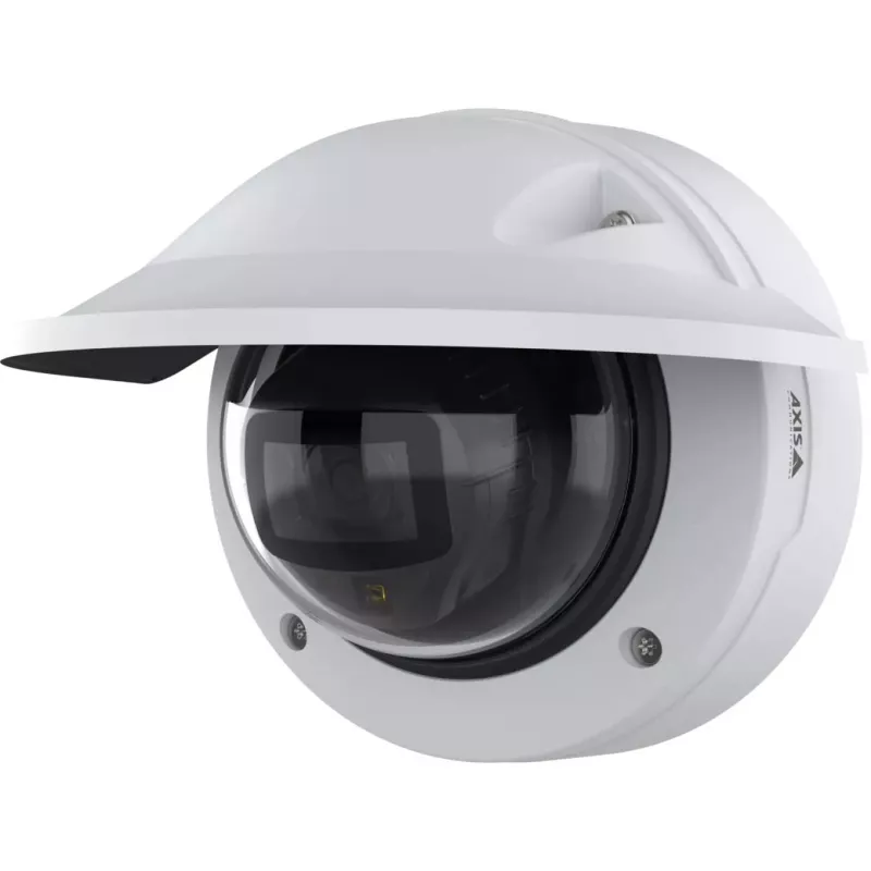 IP stebėjimo kamera Axis P3278-LVE — kupolinė, 3840×2160, vidaus ir lauko, montavimas prie lubų/sienos, 1/1,8 colio CMOS, 0,03 lx, 103° H