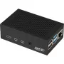Aliumininis korpusas Raspberry Pi 4 B, JYT RB-AlucaseP4+01B, juodos spalvos