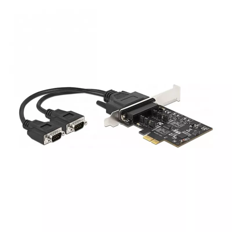 DeLOCK PCI Express x1 kortelė į 2 x nuoseklųjį RS-422/485