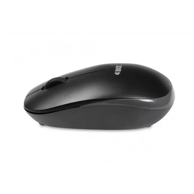 IBOX Desktop Kit Pro belaidė klaviatūra ir pelė, QWERTY viso dydžio 104 klavišai, 2,4 GHz, 1200 DPI, juoda