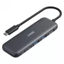 USB šakotuvas Anker 332 Pilka USB Type-C 5000 Mbit/s HDMI USB 3.2