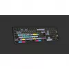 Logickeyboard ASTRA 2 DaVinci Resolve klaviatūra „Mac“, pilno dydžio, laidinė USB, žirklinis mechanizmas, QWERTZ vokiška, juoda