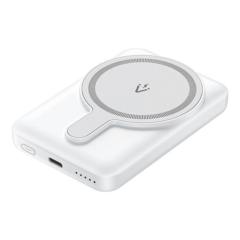 Vention FHSW0 belaidžio įkrovimo 5000 mAh išorinė baterija, 3 A, USB-C, balta