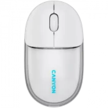 CANYON pelė OnClick 24 BT/ Wireless Transparent/White
