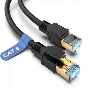Tinklo kabelis Captiva 80281 komutacinis kabelis CAT 8 2m baltas