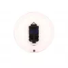 NeXtime klok 2615ro Focus, Ø25 cm, sieninis, balta / raudona