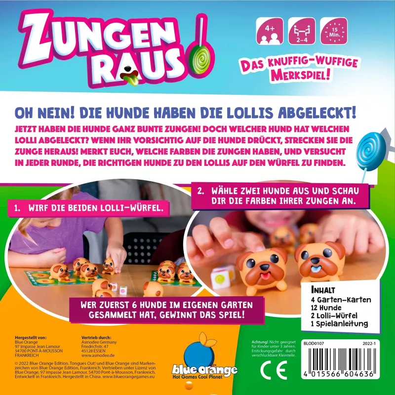 Zungen Raus, stalo žaidimas