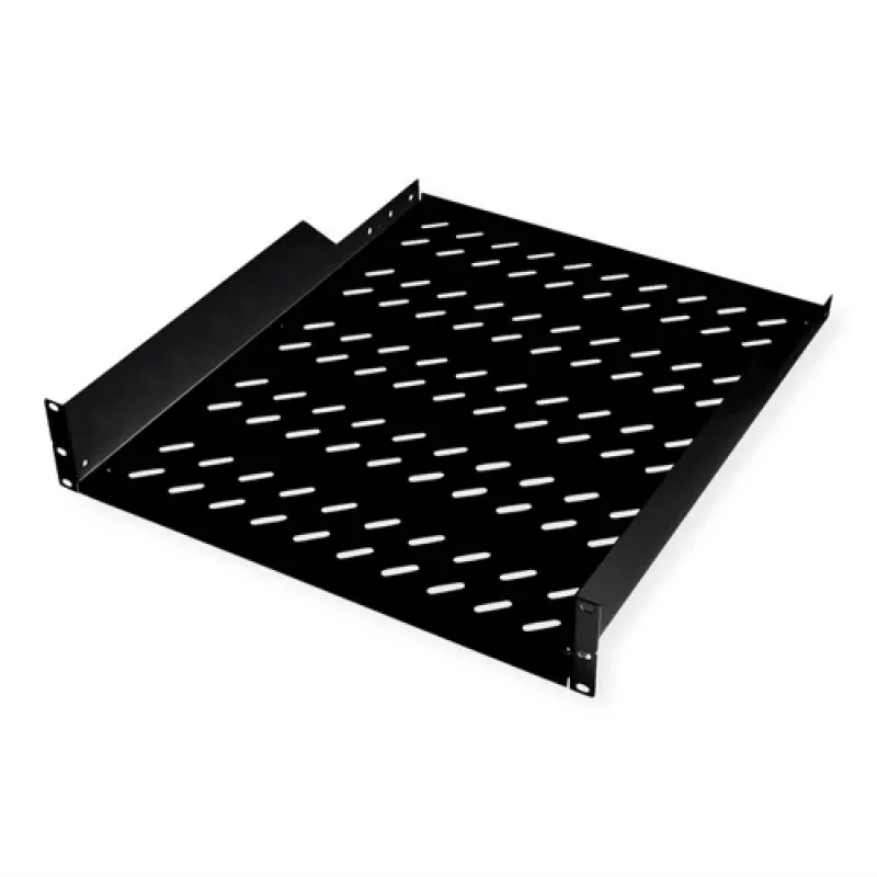 Rack shelf ROLINE 19-inch 2 U 550 T iki 25 kg juodas