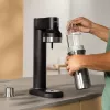 Gazuojantis butelis BRITA 118426 – 1 L stiklinis butelis su nerūdijančio plieno dangteliu, 287 mm aukštis, 2 vnt. pakuotėje