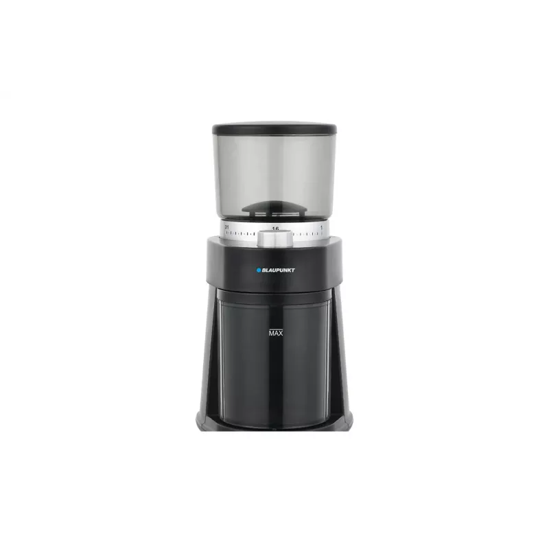 Mentelinis kavos malūnėlis BLAUPUNKT FCM501 — 250 g pupelėms, 180 g maltai kavai, 120 W, sidabrinis