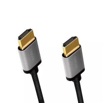 LogiLink CHA0101 HDMI AV kabelis, juodai pilkas, 2 m, HDMI į HDMI kištukai