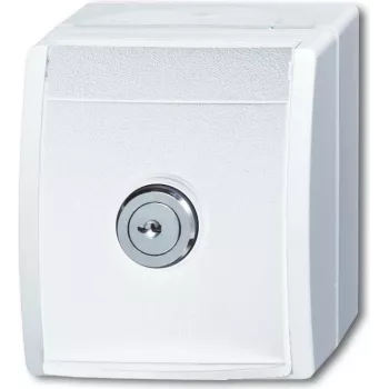 BUSCH JAEGER 4011395079638 - Tipas F - 2P+E - 5 - 35 °C - Balta - IP44 - 250 V