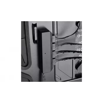 Ventiliatoriaus šakotuvas DeepCool FH-04 — 20 kontaktų ATX į 4× 3 kontaktų Molex, 0,55 m kabelis, juodas